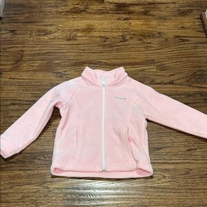 Columbia Light Pink Full-Zip Fleece